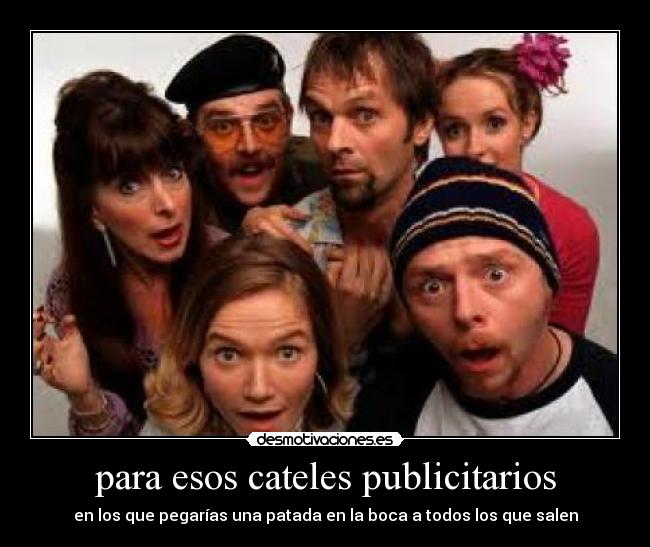 para esos cateles publicitarios - 