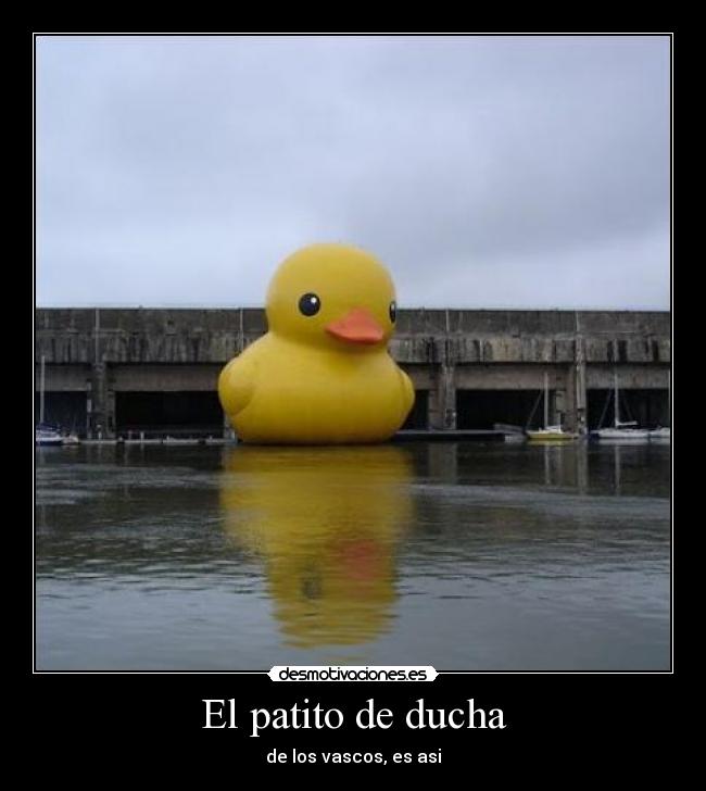 carteles vasco patito ducha desmotivaciones