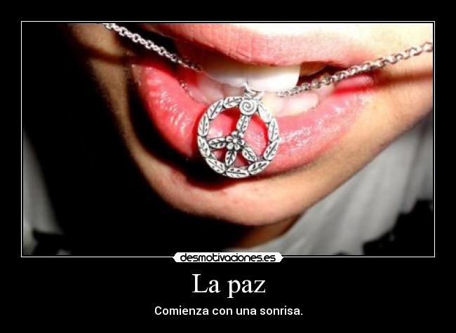 carteles paz desmotivaciones