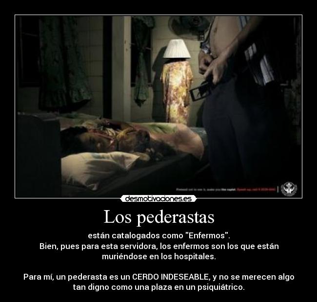 Los pederastas -