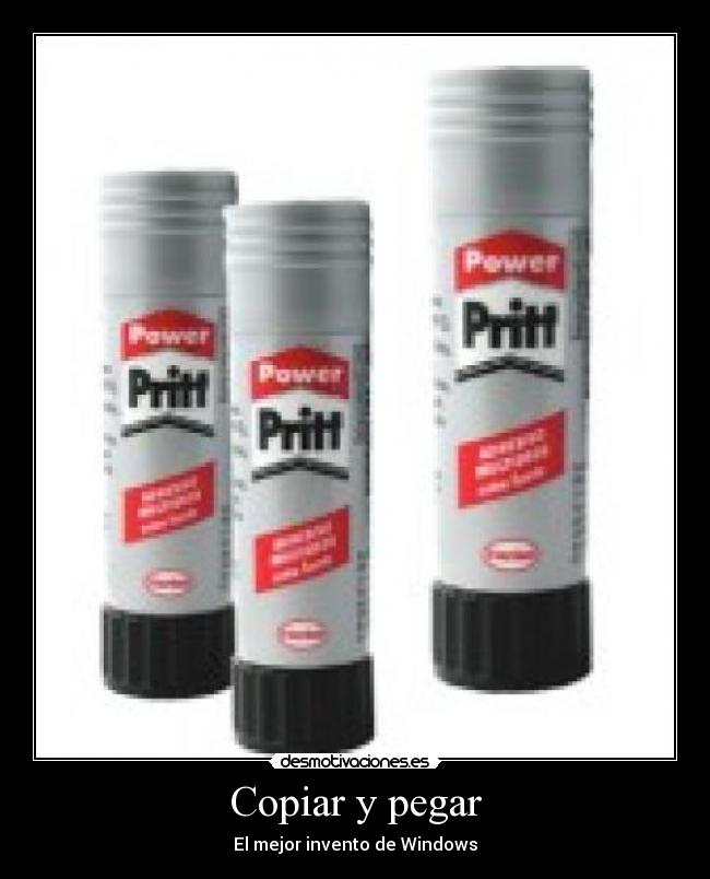 Copiar y pegar - El mejor invento de Windows