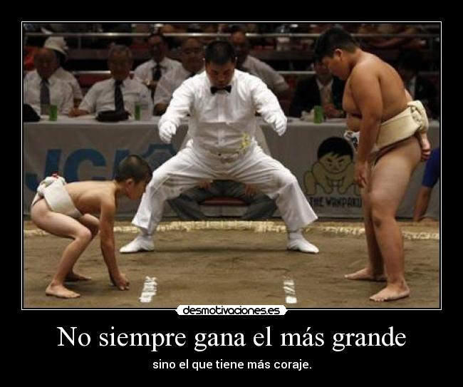 No siempre gana el más grande -