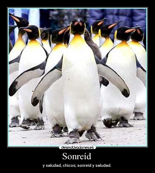 Sonreíd -