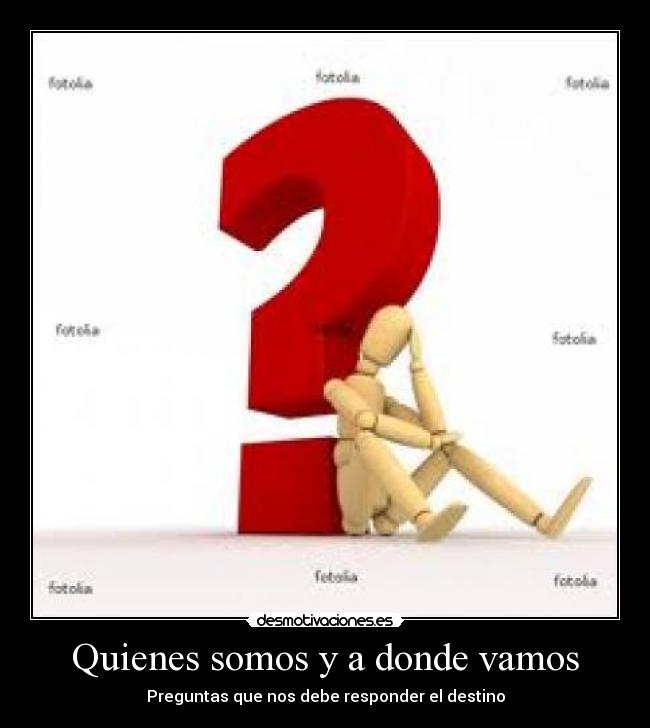 Quienes somos y a donde vamos -