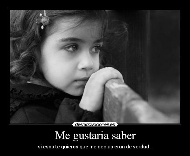 Me gustaria saber - 