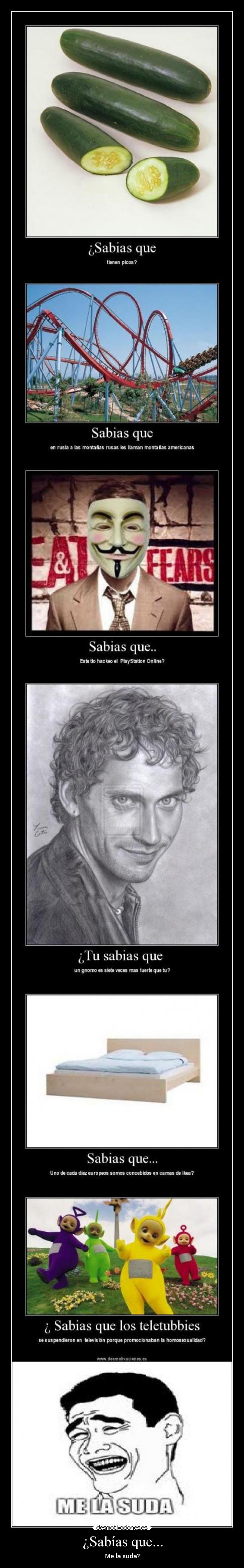 ¿Sabías que... - Me la suda?
