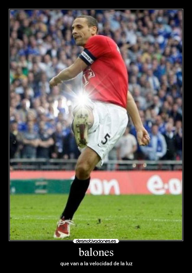balones - que van a la velocidad de la luz