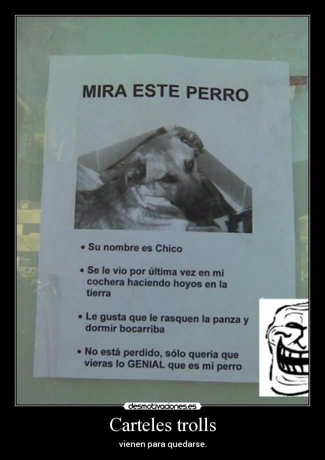 Carteles trolls - 