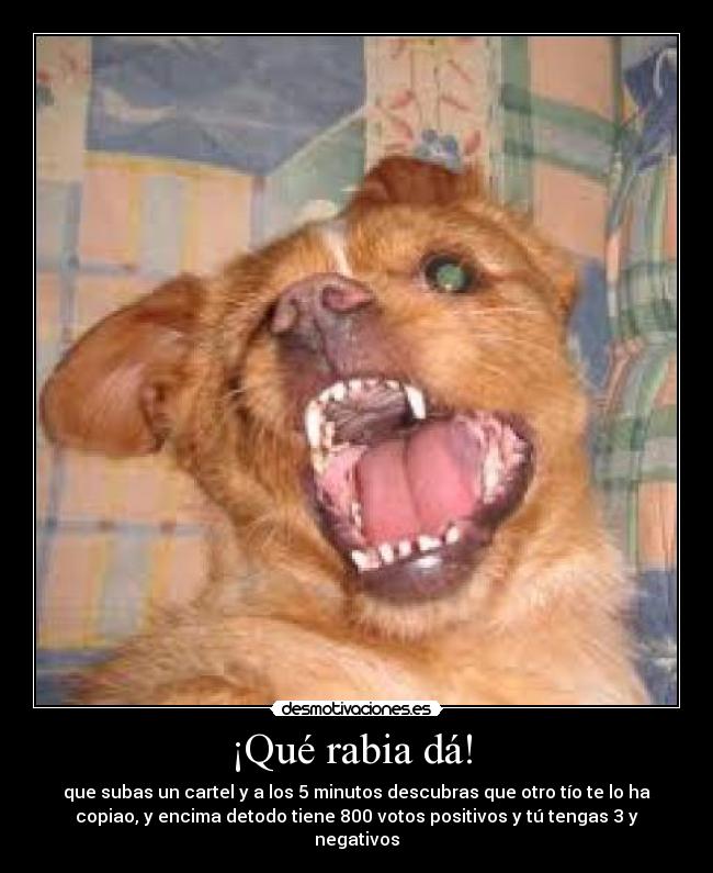 ¡Qué rabia dá!  - 