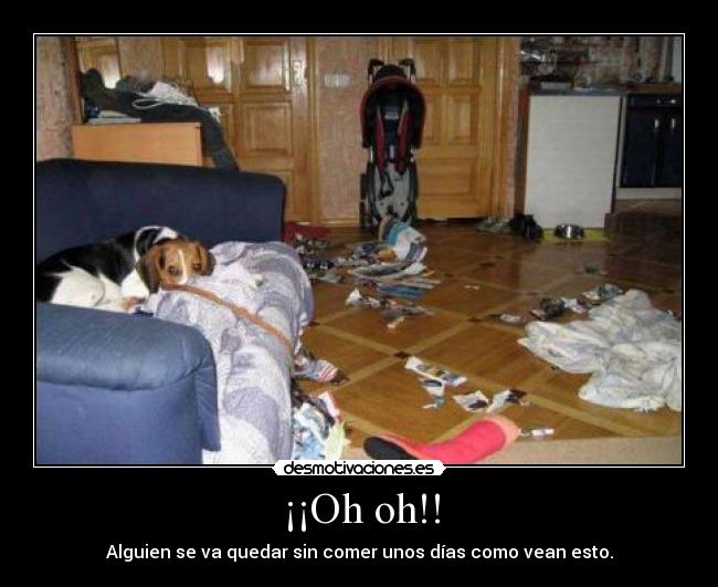 ¡¡Oh oh!! - Alguien se va quedar sin comer unos días como vean esto.