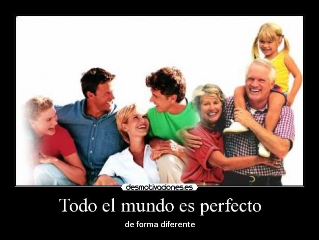 Todo el mundo es perfecto -