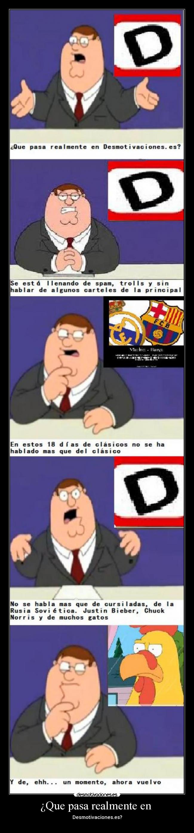 ¿Que pasa realmente en  - Desmotivaciones.es?
