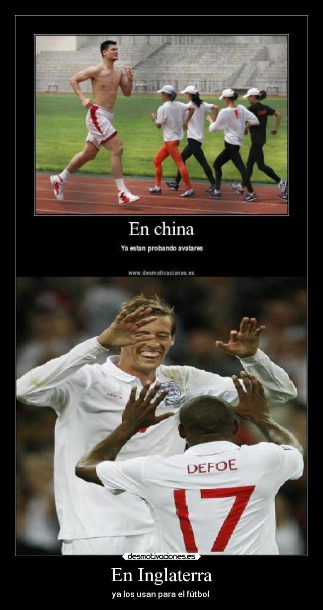 En Inglaterra - ya los usan para el fútbol