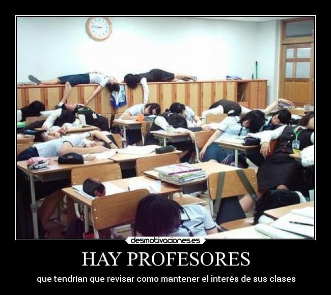 HAY PROFESORES -