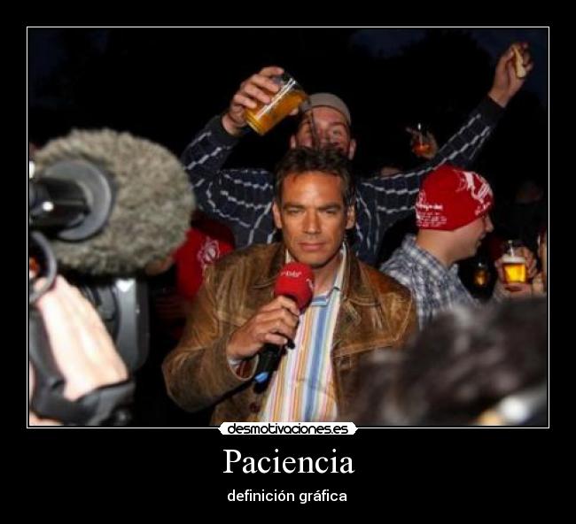 Paciencia - definición gráfica