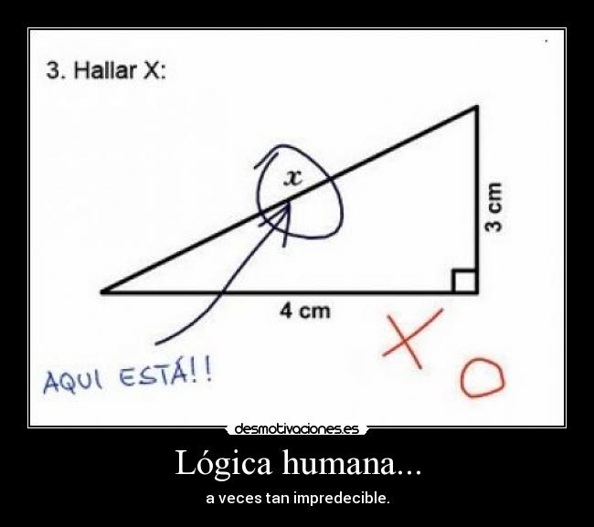 Lógica humana... - 