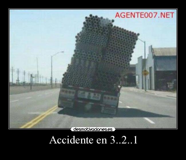 Accidente en 3..2..1 -