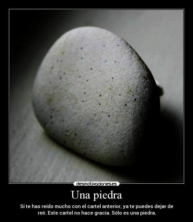 Una piedra - 