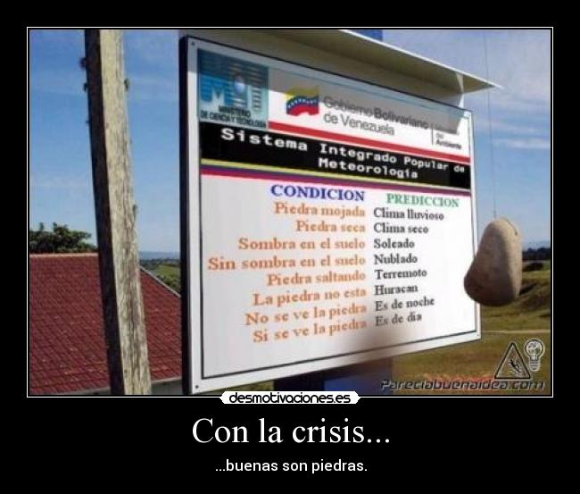 Con la crisis... - 