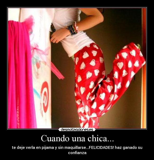 Cuando una chica... -