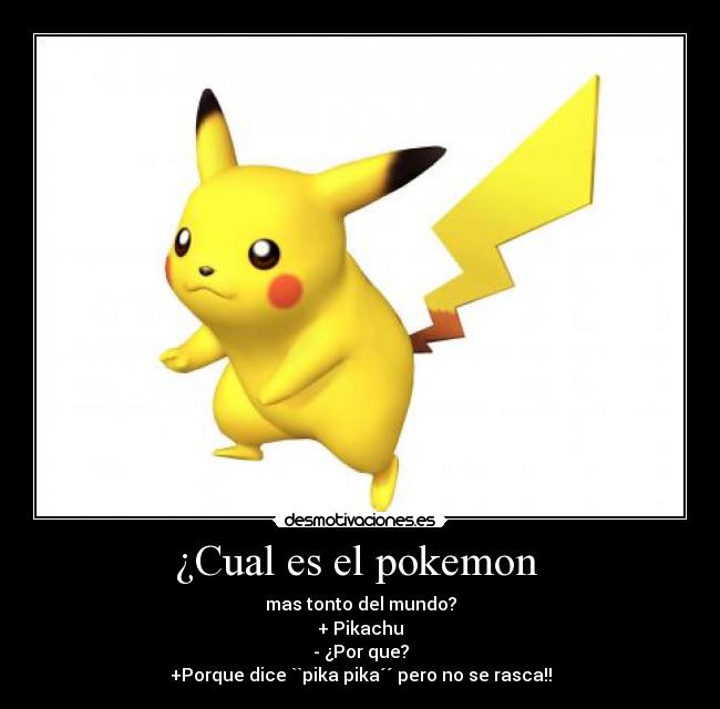 ¿Cual es el pokemon  - 
