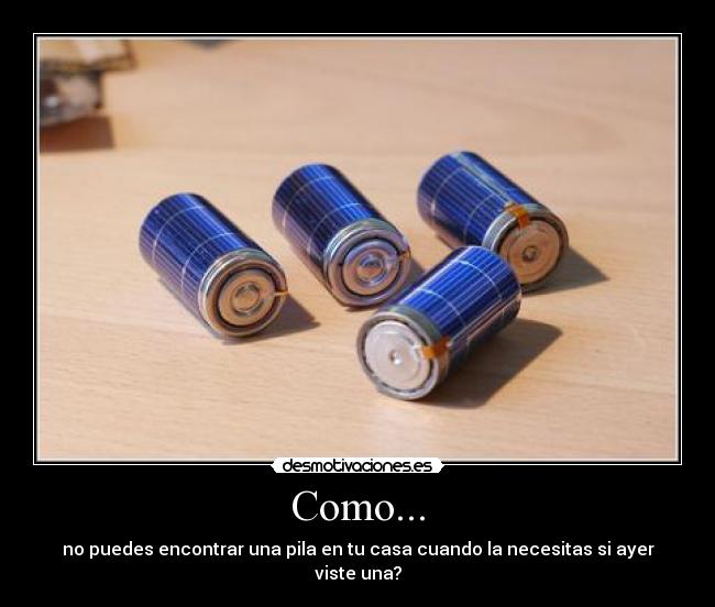 Como... - 