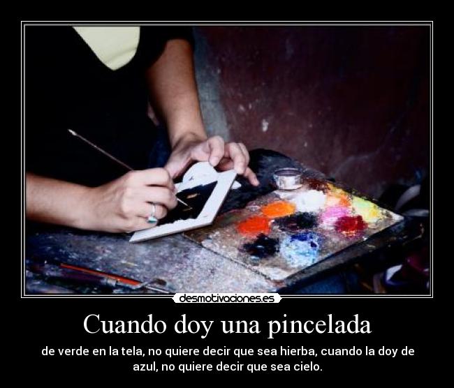 carteles pinceladas desmotivaciones