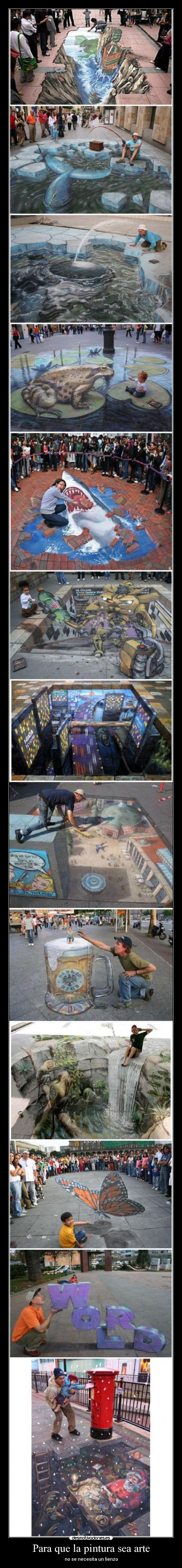 Para que la pintura sea arte -