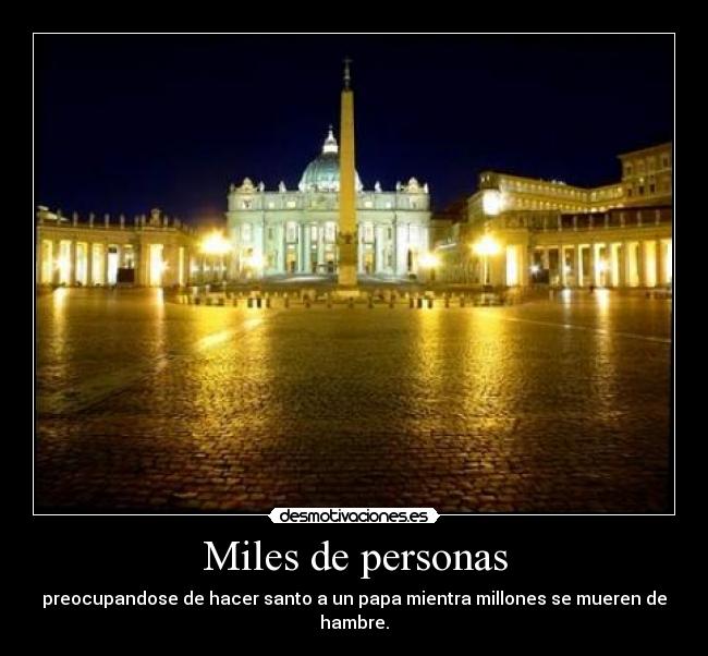Miles de personas - 