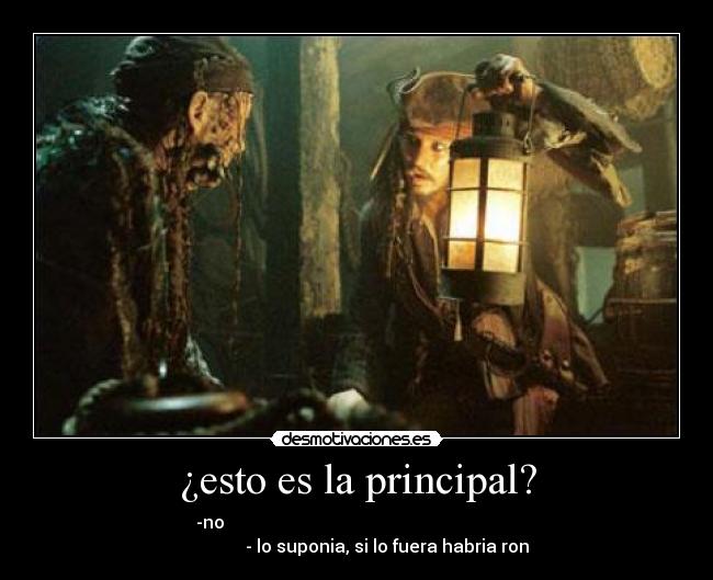 ¿esto es la principal? - 