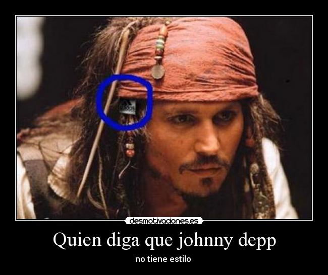 Quien diga que johnny depp -