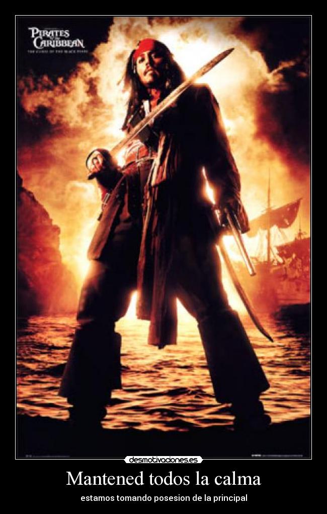 carteles jack sparrow cola principal desmotivaciones