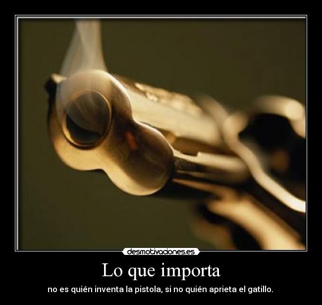 Lo que importa -