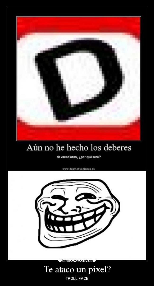 carteles troll face desmotivaciones