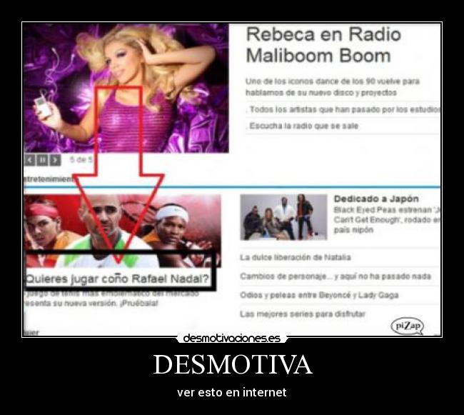 DESMOTIVA - ver esto en internet