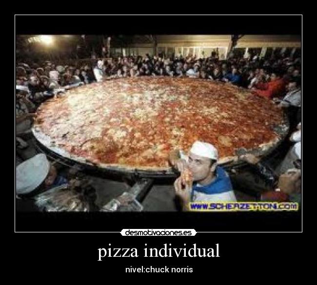 pizza individual - 