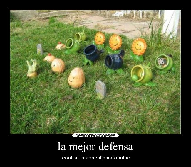 la mejor defensa - contra un apocalipsis zombie