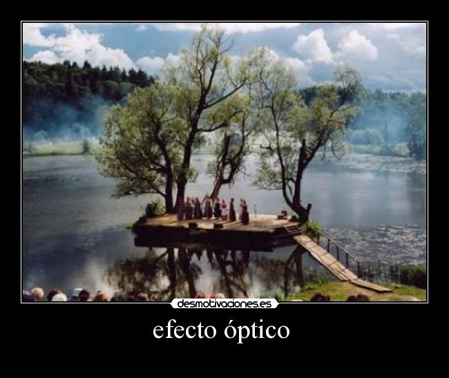 efecto óptico -