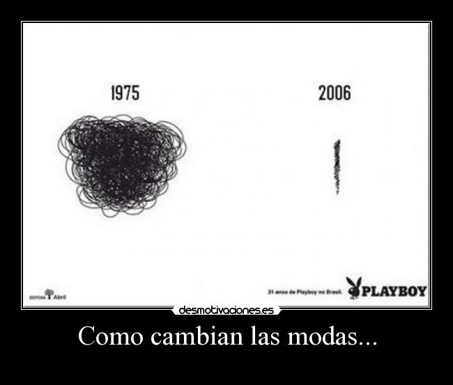 Como cambian las modas... - 