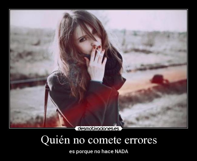 Quién no comete errores - 