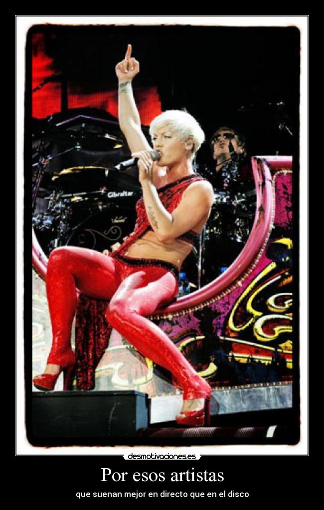 Por esos artistas -