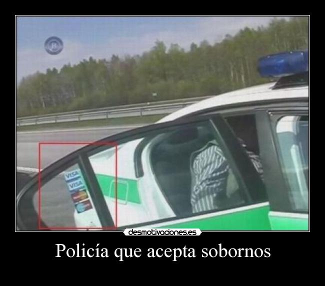 Policía que acepta sobornos - 