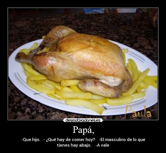 Papá, - 