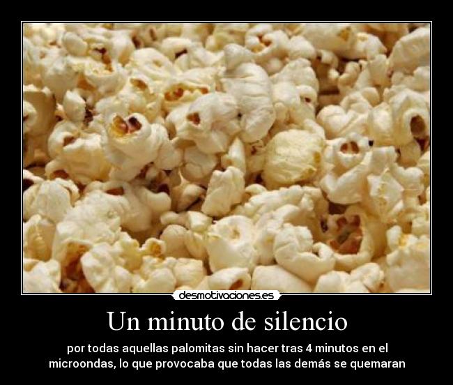 Un minuto de silencio -