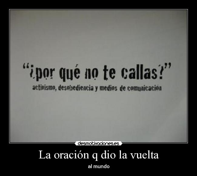 La oración q dio la vuelta - al mundo