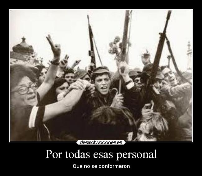 Por todas esas personal - 