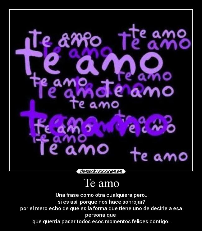 Te amo - 