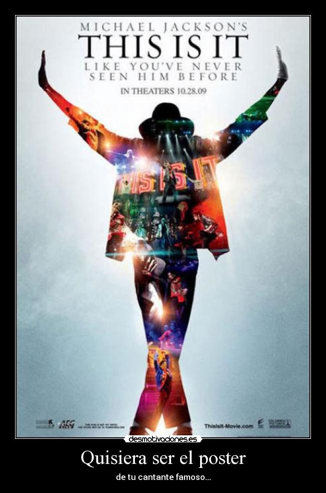 Quisiera ser el poster - 