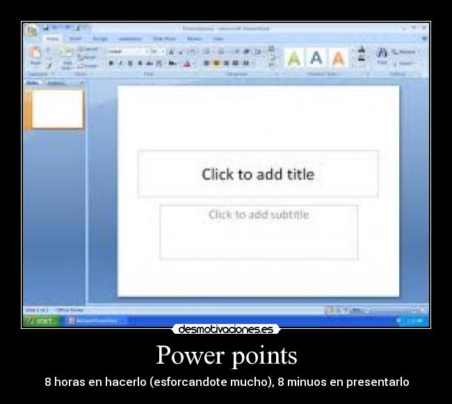 Power points -