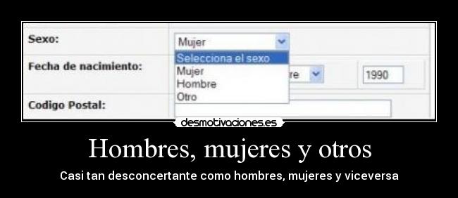 carteles hombre mujer otro viceversa desmotivaciones